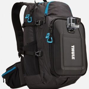 Thule Black and Blue Camera Backpack